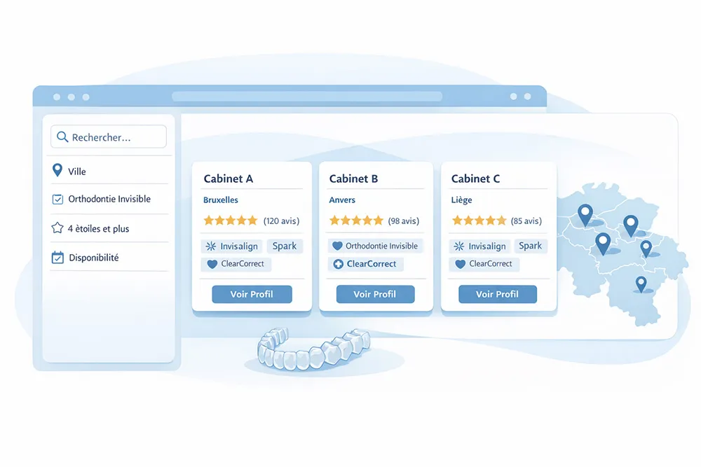 Orthodontie invisible - aligneurs transparents
