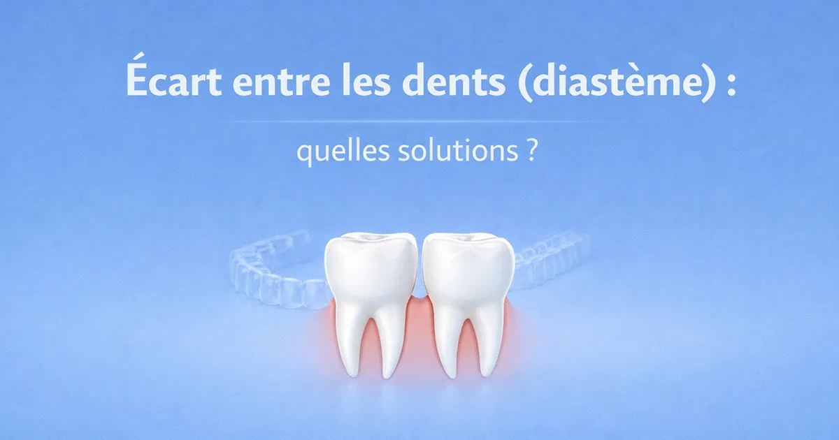 Écart entre les dents (diastème)